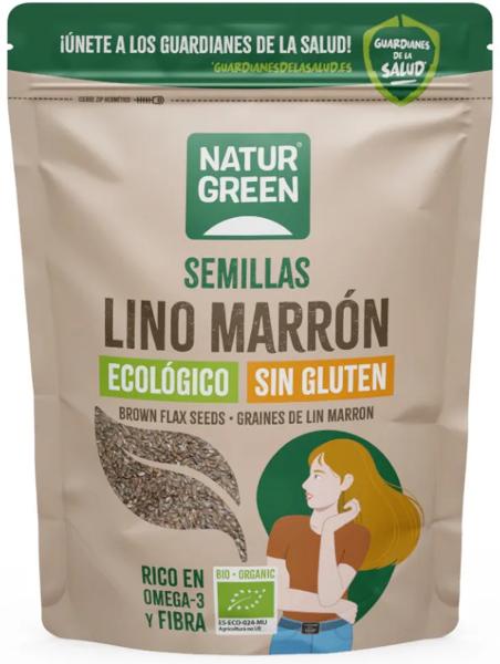 NaturGreen Semillas de Lino Marrón Bio 500 gr