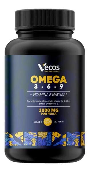 Vecos Nucoceutical Omega 3-6 -9 1000 mg Vit E 120 Perlas