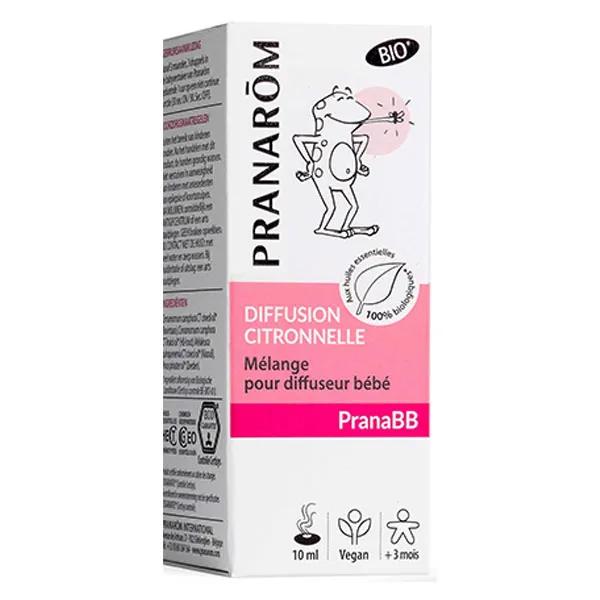 PranaBb Mélange Pour Diffusion Citronnelle Bio 10ml