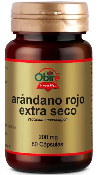 Obire Rojo Arándano Extracto Seco 200 Mg 60 Cápsulas
