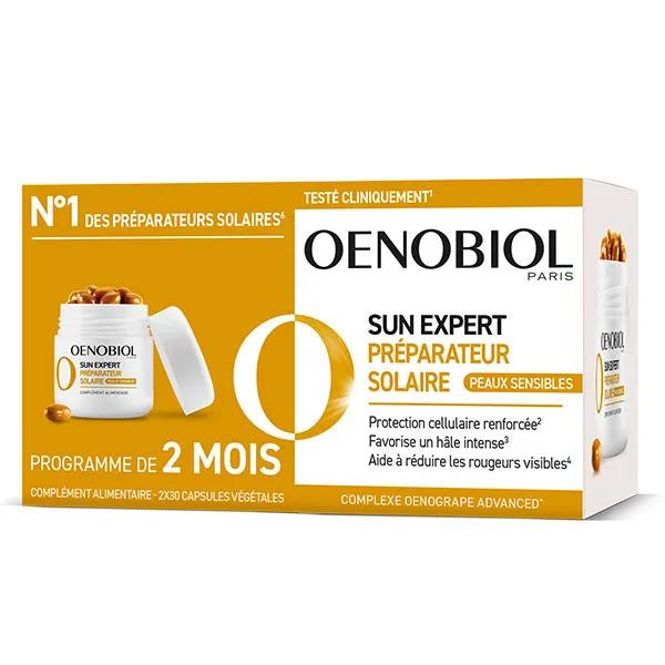 Sun Expert Préparateur Solaire Peau Sensible Lot de 2 x 30 gélules 2