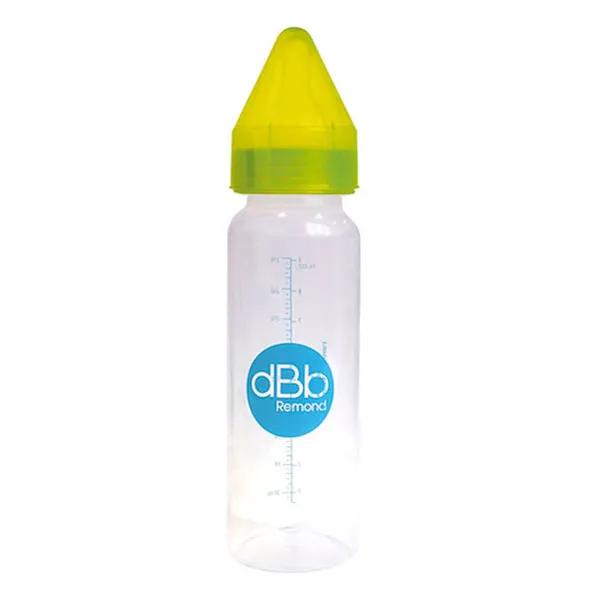 DBB REMOND  Biberon en polypropyl&egrave;ne T&eacute;tine en silicone de 0 &agrave; 6 mois Coloris Vert 270 ml 