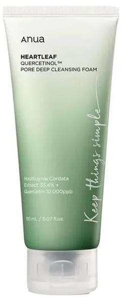 Anua Heartleaf Quercetinol Pore Deep Espuma Limpiadora 150 Ml