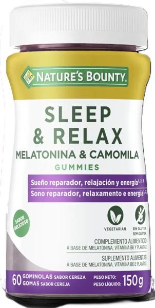 Nature's Bounty Sleep & Relax Melatonina 60 Gominolas