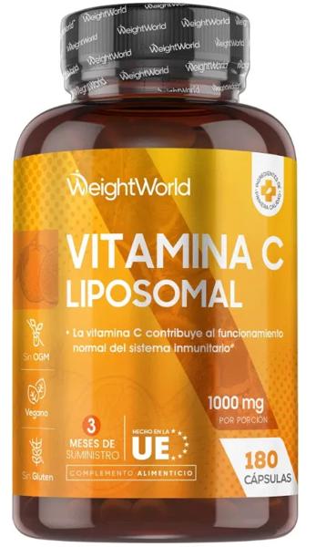 WeightWorld Liposomal Vitamina C 1000mg 180 Cápsulas Veganas