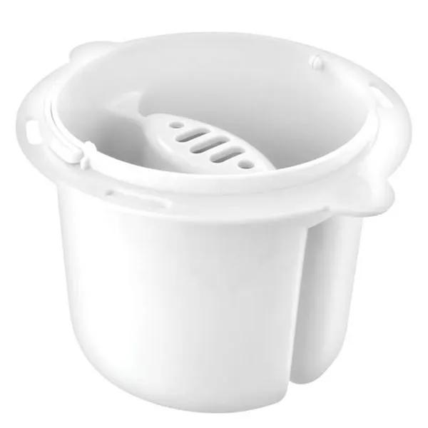 Panier de cuisson vapeur à 2 compartiments Coloris blanc 2