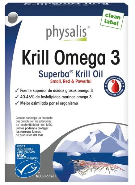 Physalis Krill Omega 3 60 Cápsulas