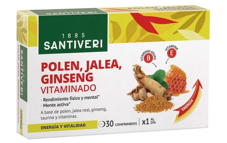 Santiveri Polen, Jalea Y Ginseng 30 Comprimidos