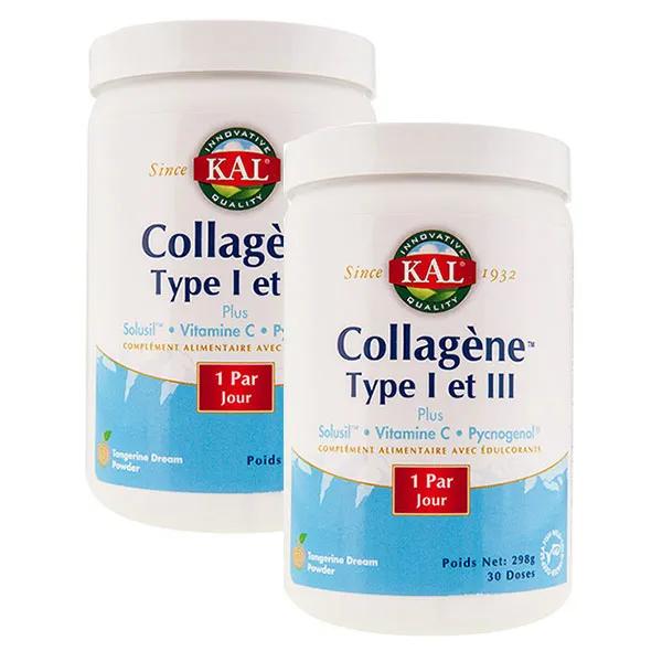 Kal Collagène Marin Type I et III Lot de 2 - 30 doses