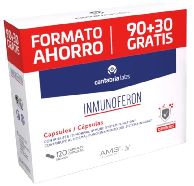 Inmunoferon 90 + 30 Capsulas 120 Ct - Imagen 3