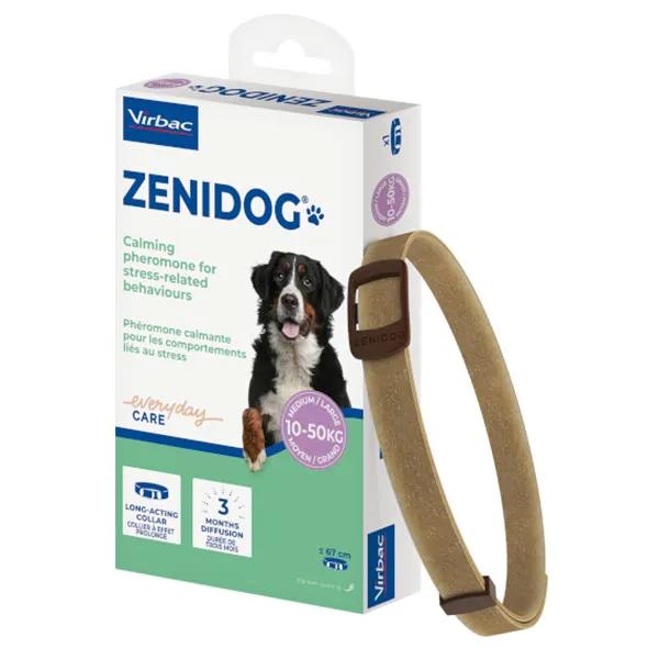 Zenidog Collier apaisant pour chien à base de phéromones maternelles pour chien de 10 à 50kg