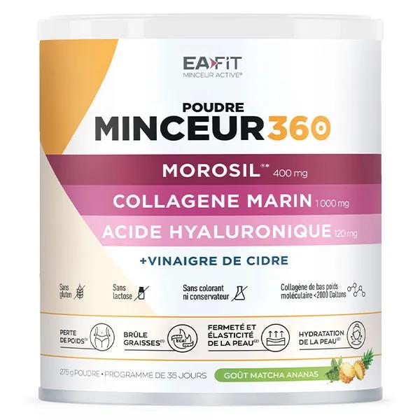 Minceur 360 Brûleur Graisses Morosil, Collagene Matcha Ananas 275g 2