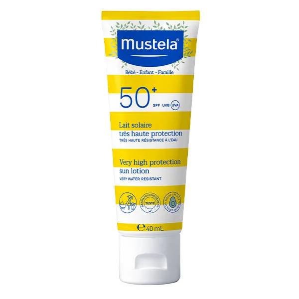 MUSTELA  Lait Solaire Tr&egrave;s Haute Protection Spf50+ 40 ml - Tube 40 ml