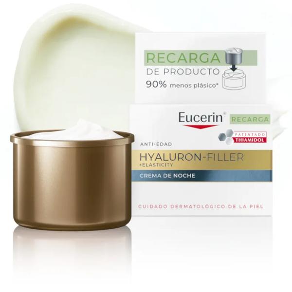 Eucerin Crema Hyaluron Filler Elasticity Recarga De Noche 50 Ml