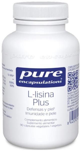 Pure Encapsulations L-lisina Plus 90 Cápsulas