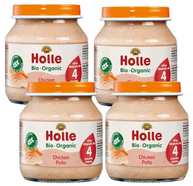 holle potito de pollo 4m 4x125 gr
