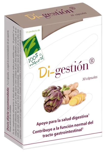 100 natural di-gestion 30 capsulas