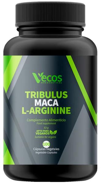 Vecos Nucoceutical Tribulus + Maca + L-Arginina 100 Cápsulas