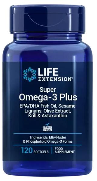 Life Extension Super Omega-3 120 Cápsulas Blandas