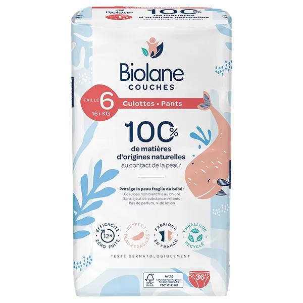 Couches Culottes Naturelles Taille 6 Protection 12H Zéro fuite 36 unités 4