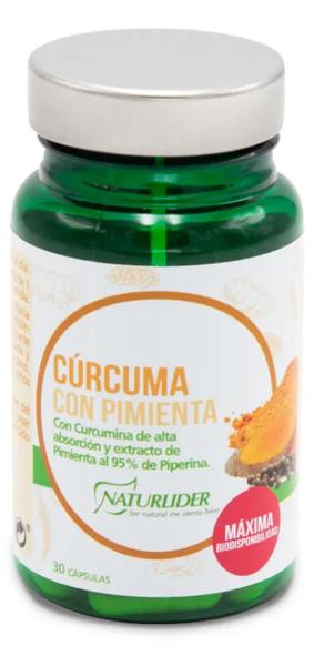 Naturlíder Negra Naturlider Curcuma Con Pimienta 30 Vegcaps