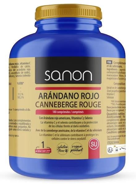 Sanon Rojo Arándano 180 Cápsulas - Imagen 2