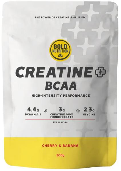 GoldNutrition Creatine + BCAA Cereza/Plátano 200 gr