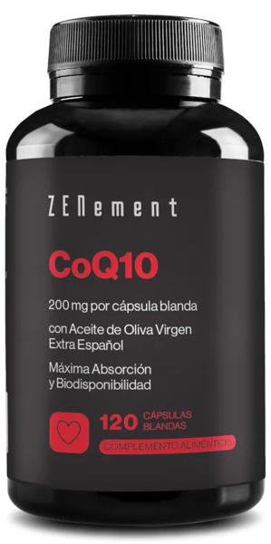 ZENement Coenzima Q10 + Aceite Oliva Virgen Extra Ecológico Español 120 Perlas
