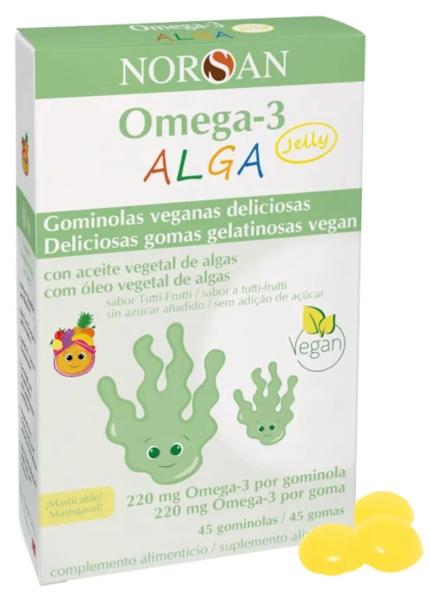 NORSAN Omega-3 ALGA Jelly 45 Gominolas
