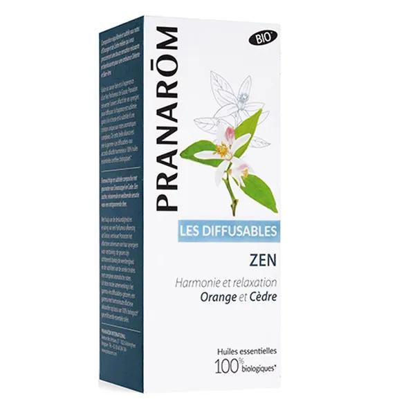 Pranarôm Les Diffusables Mélange d'Huiles Essentielles Zen Bio 30ml 2