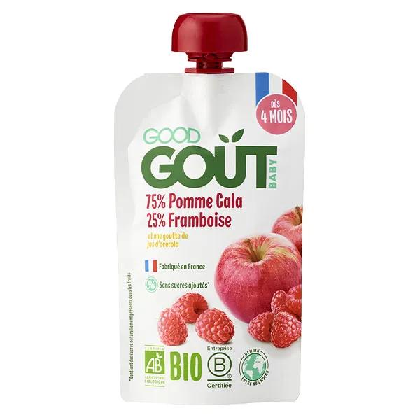 Good Gout Compote pour bébé Pomme Framboise 120g 4