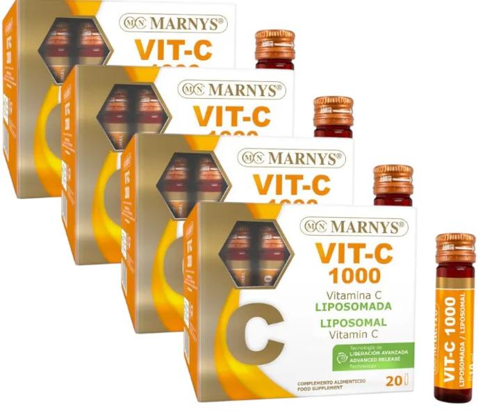 Marnys VIT-C 1000 Vitamina C Liposomada 4x20 Viales