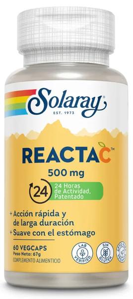 Solaray Reacta C 500 Mg 60 Caps - Imagen 2
