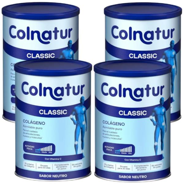 Colnatur Classic Colágeno Sabor Neutro 4x300 gr