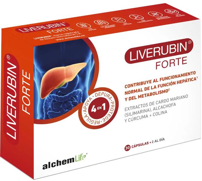 Alchemlife Carne Liverubin Plus Hígado 30 Cápsulas De 549,4Mg - Imagen 3