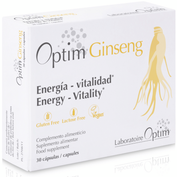 Optim Ginseng 30 Cápsulas