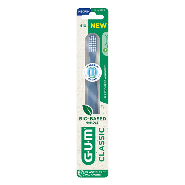 Brosse à dents Classic Bio-sourcée Medium 20/100e Compacte 3