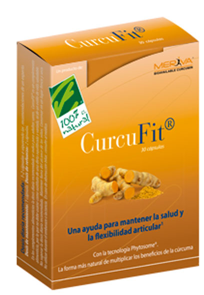 100% Natural CurcuFit 30 Cápsulas