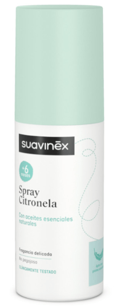 Suavinex Spray de Citronela para Embarazadas y Bebés +6m 100 ml