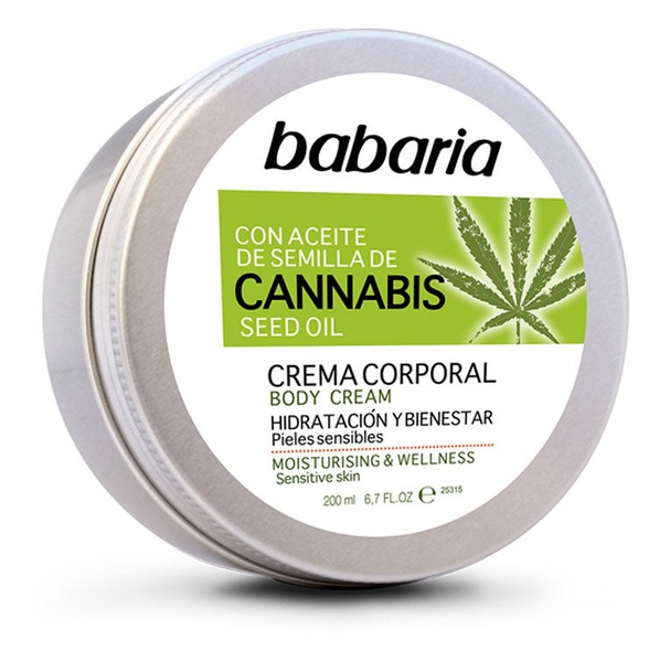 Babaria Crema Corporal Con Aceite De Semilla De Cannabis 200ml
