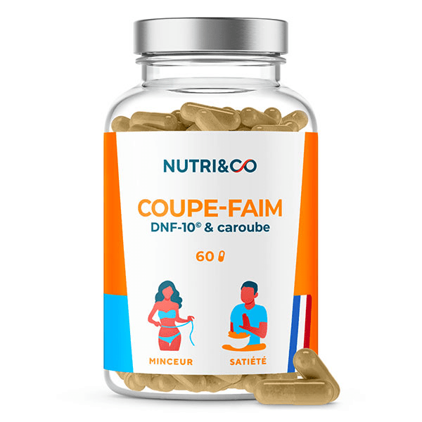 Nutri&Co Coupe Faim Puissant DNF-10® et Caroube Réduction d'Appétit - 60 gélules 3