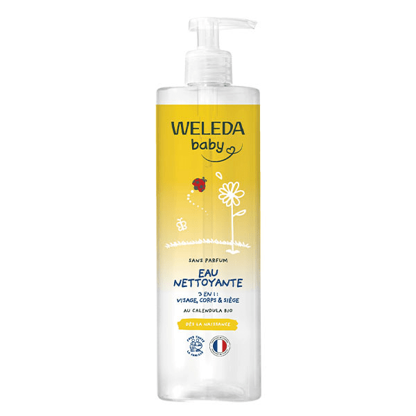 Bébé Eau nettoyante Calendula Sans parfum  400 ml 12