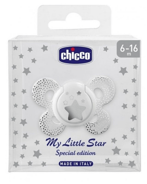 Chicco Chupete Silicona Physio Comfort Stars 6-16m
