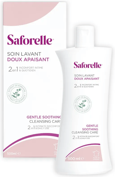 Saforelle Cuidado Limpiador Suave 500Ml - Imagen 2