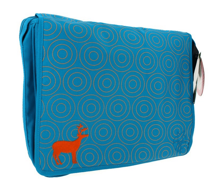 Laessig Bolso Maternal Messenger  Petrol