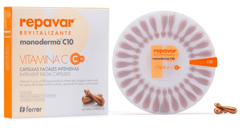 Repavar Revitalizante Monoderma C10 Vitamina C 28Caps - Imagen 3