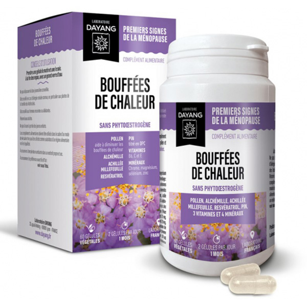 femme ménopause Bouffées de chaleur 60 gél