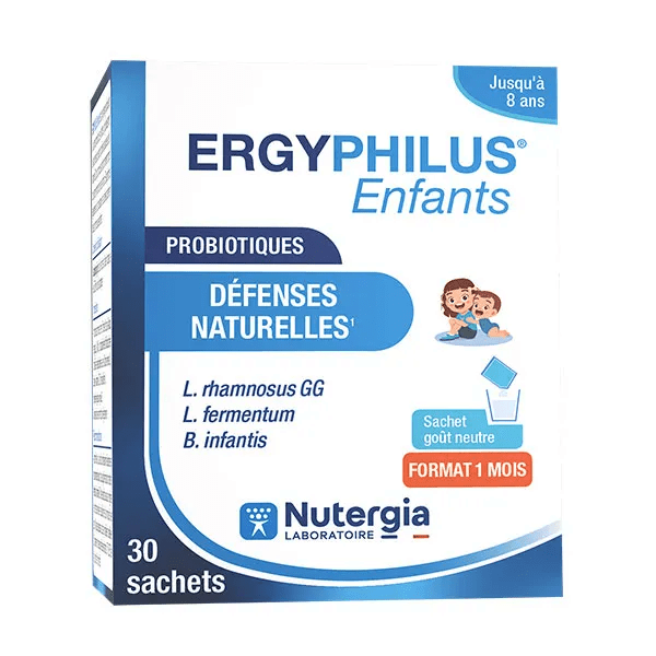 Ergyphilus Enfants Probiotiques défenses naturelles 30 sachets 2