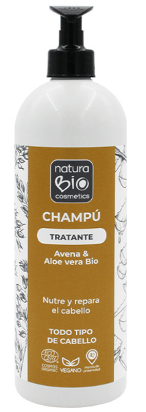 Naturabio Cosmetics Champú Tratante Aloe Vera & Avena 740 ml