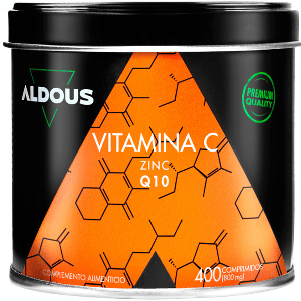 Aldous Labs Vitamina C con Zinc y Coenzima Q10 400 Comprimidos